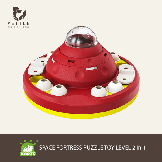 Battlestar Dog Puzzle Toy Lv. 2 in 1 ของเล่นเสริมสร้างพัฒนาการฝึกสมองสุนัข