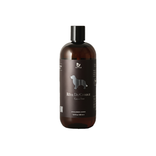 Vettle Shampoo Rêve De Cuddle กลิ่น GALA DAY 500 ml แชมพูสูตรอ่อนโยนสำหรับสัตว์เลี้ยง